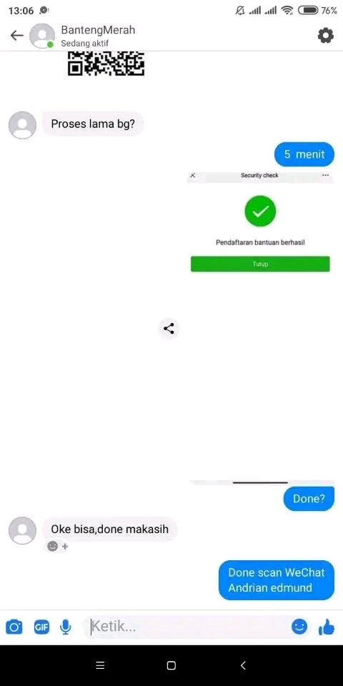 Jasa Pembuatan Akun Wechat