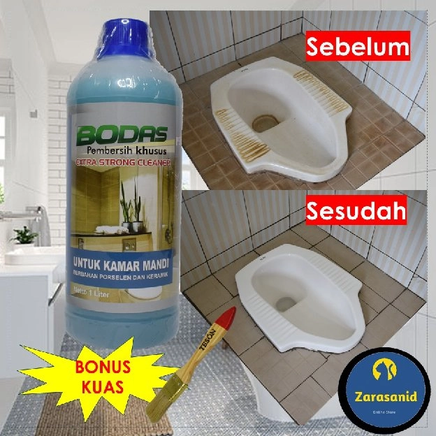 PEMBERSIH TOILET KERAK KERAMIK PORSELEN KAMAR MANDI SANGAT KUAT TIDAK PERLU DISIKAT AMAN DITANGAN