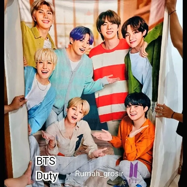 Selimut BTS BT21 KPOP Printing Blanket Lembut