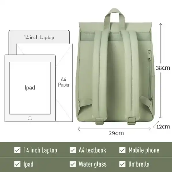 Ransel Waterproof Tas Laptop School Bag