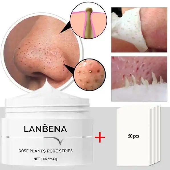 [BPOM] Lanbena Masker Komedo Wajah Komedo-Pengangkat /Pembersih Komedo /Masker Hidung /Pencabut kome