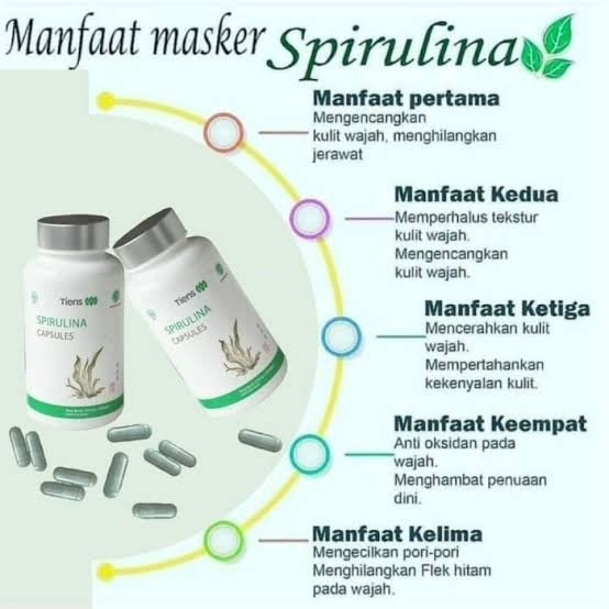 Masker Spirulina Tiens 