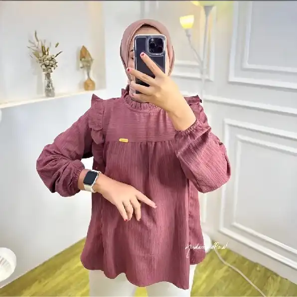 Blouse Atasan Korean Style Pakaian Wanita