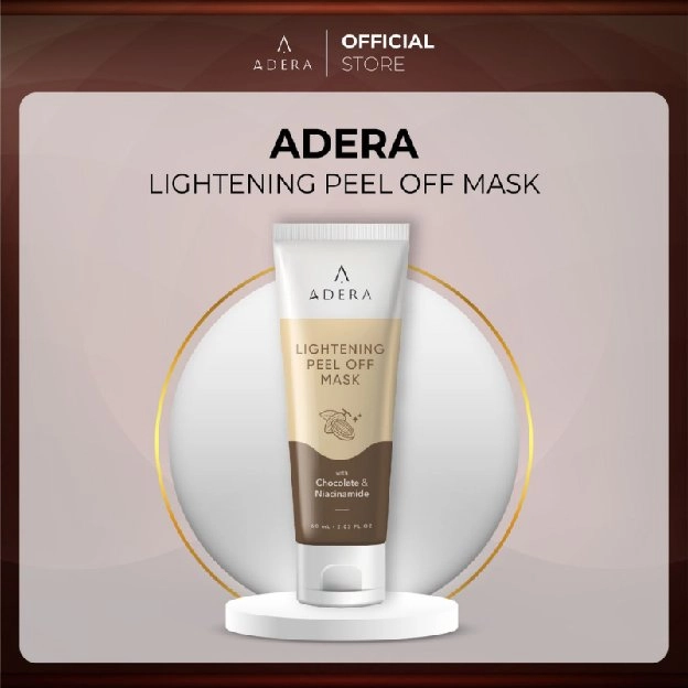 ADERA LIGHTENING PEEL OFF MASK / MASKER ADERA FLEK HITAM ORI / ADERA MASKER WAJAH ANTI FLEK