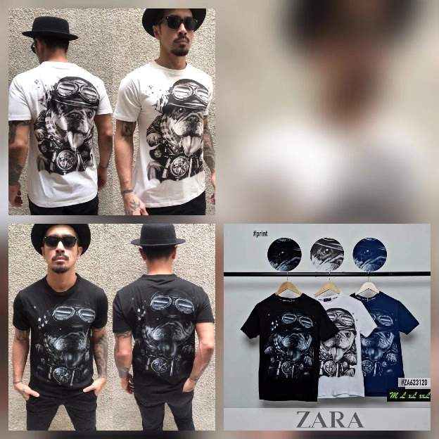 kaos unisex zara