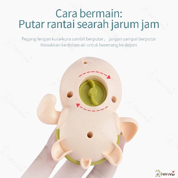 Mainan mandi bayi / Mainan Penyu Renang