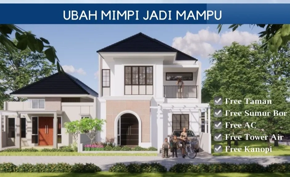 Jual Rumah Model Eropa Klasik di Bandar Lampung 