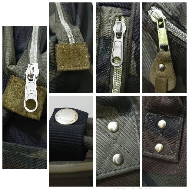 tas ransel army kanvas, brand ANELLO, second monza