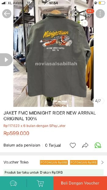 JAKET MIDNIGHT RIDER