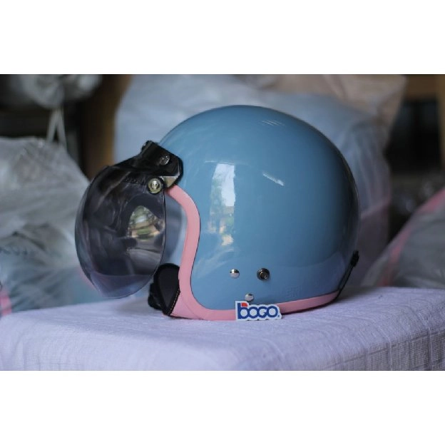 HELM BOGO CAMELIA PASTEL DEWASA KACA BOGO ORIGINAL