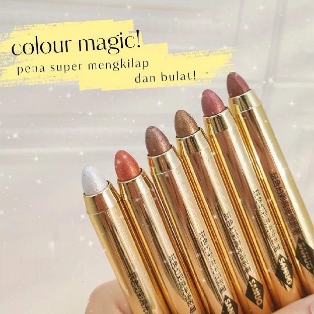 Cream Shimmer Single Eyeshadow Crayon/ Eyeshadow Gliter/ Eyeshadow Beauty Glazed/ Eyeshadow Murah