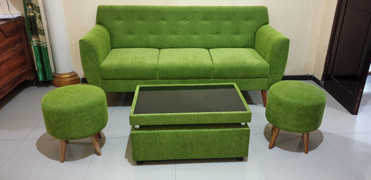 sofa single puff minimalis