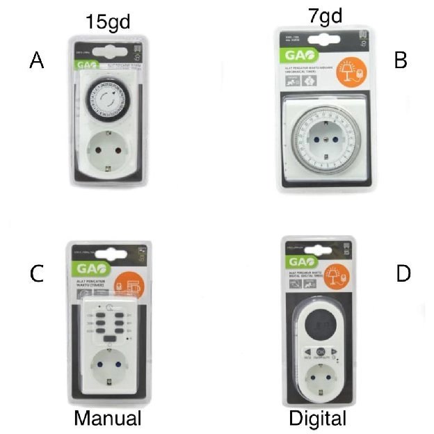 ALAT PENGATUR WAKTU TIMER / STEKER / STOPKONTAK / STOP KONTAK COLOKAN LISTRIK