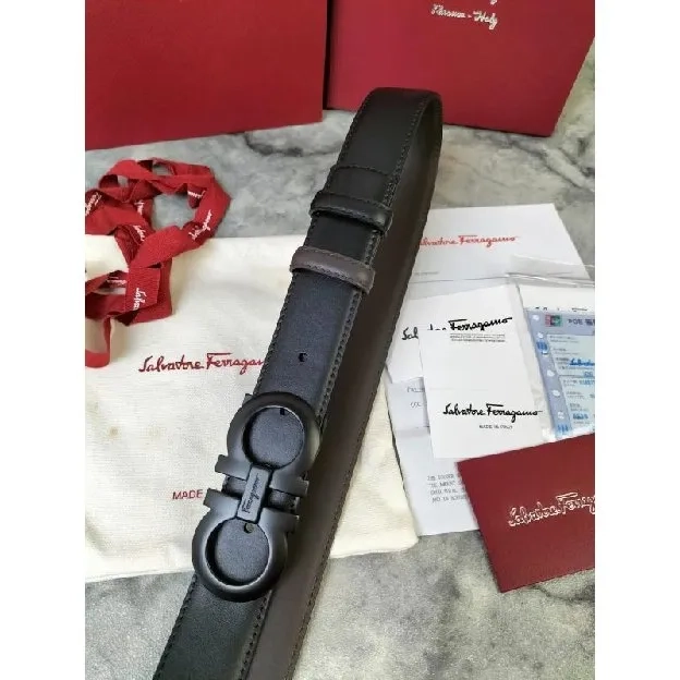 MEN BELT IKAT PINGGANG SABUK PRIA SALVATORE FERRAGAMO 9011