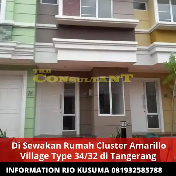 Disewakan Rumah Cantik Amarillo Village @ Gading Serpong