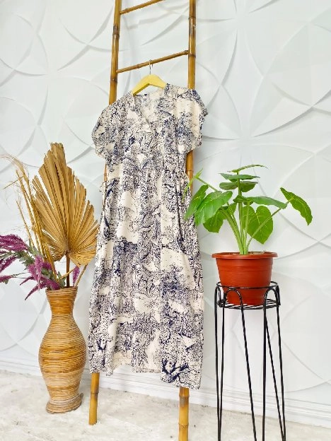 DASTER kimono long motif