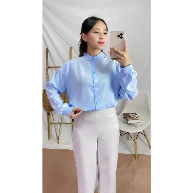 Blouse Loong Sleeve Fit