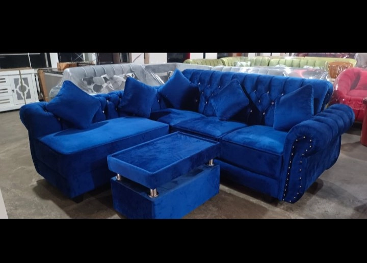 sofa L kancing 