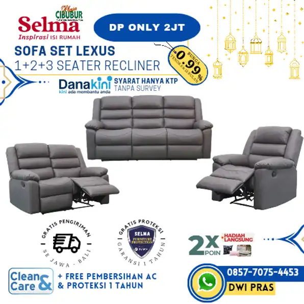 SOFA SET RECLINER 