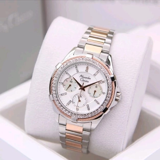 Ready!Jam tangan Alexandre Christie Wanita AC 2B09 BF