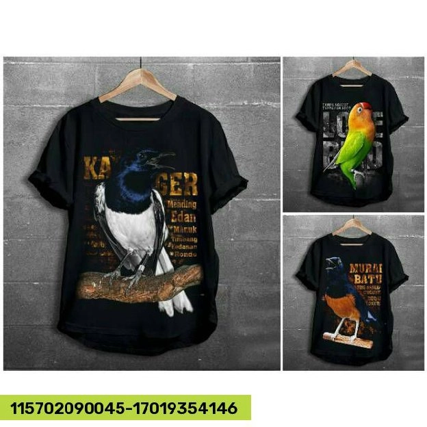 kaos distro burung terbaru bb realpict