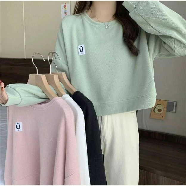 Hoodie Basic U Crop