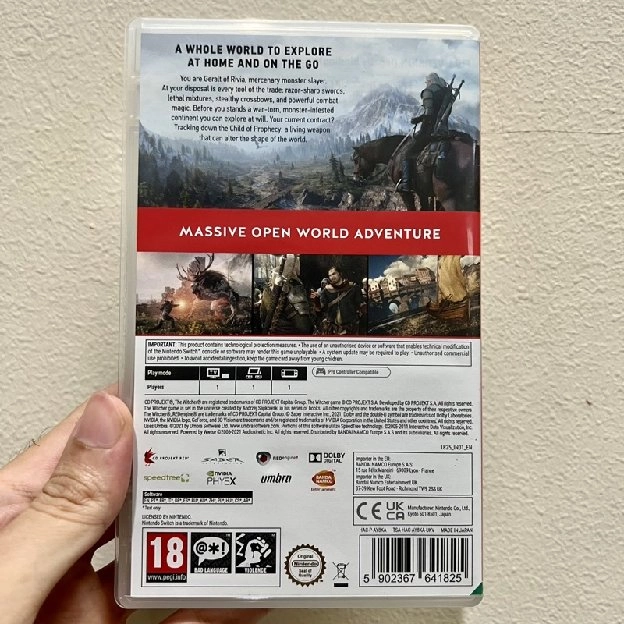 Nintendo switch the Witcher 3