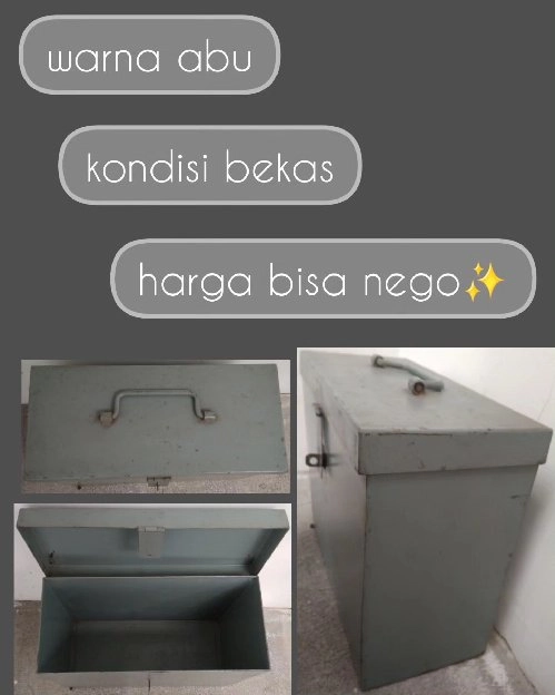 Box Besi Bahan Plat Tebal