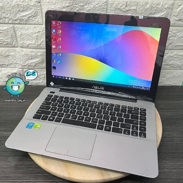 ASUS I5 GEN4 RAM 8GB SSD 256GB NUMLOCK VGA GEFORCE SIAP PAKAI BISA COD