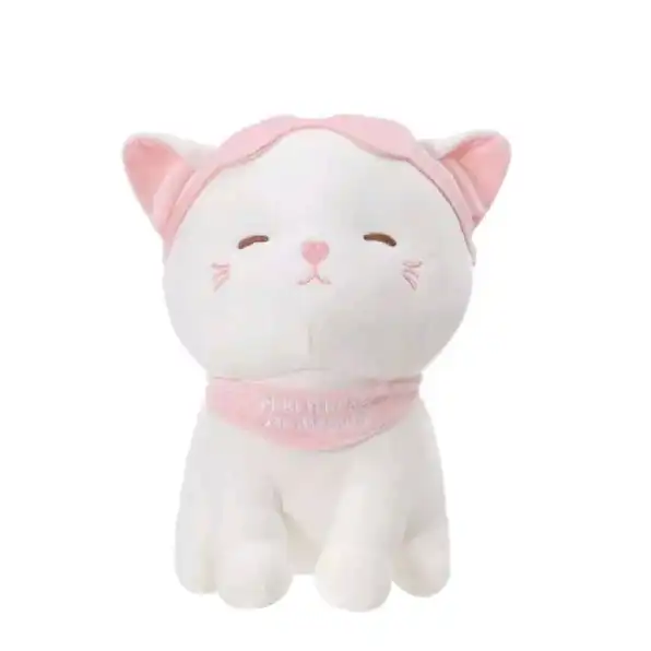 Boneka Lucu Kucing Boneka Lembut Mainan Mewah Kucing Dengan Penutup Mata Kado Anak Plush Toy SNI