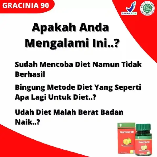 Garcinia 90 Suplemen Obat Diet Herbal Ampuh 