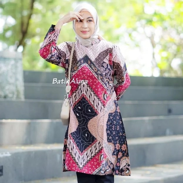 Kemeja Batik Lengan Panjang Premium Modern