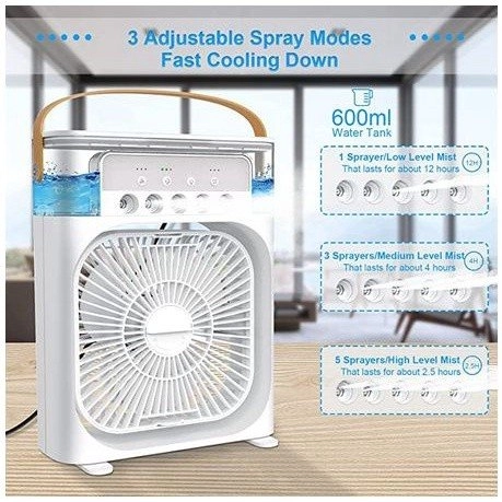 Ac Portable Mini Air Cooler Fan Kipas Angin Portable Dingin Pendingin Ruangan