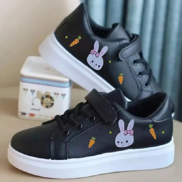 Sepatu Sneaker Anak Motif Tali Prepet AC Rabbit