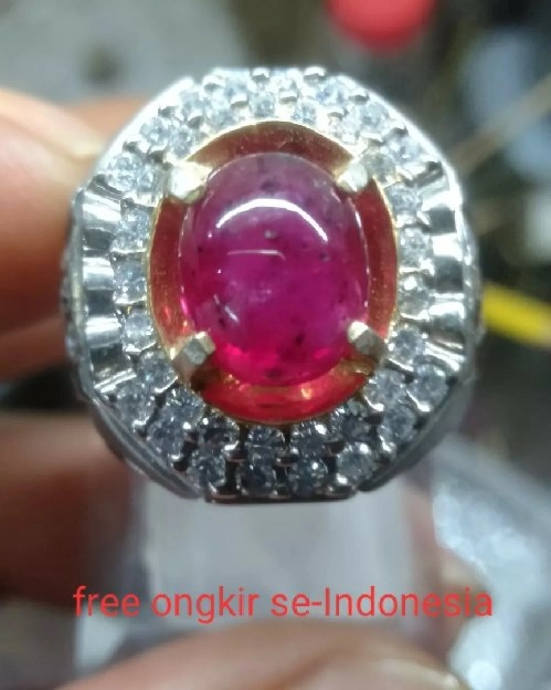 RUBY BURMA asli bersertifikat 