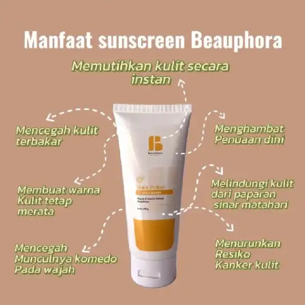 sunscreen memutihkan kulit secara instant alami