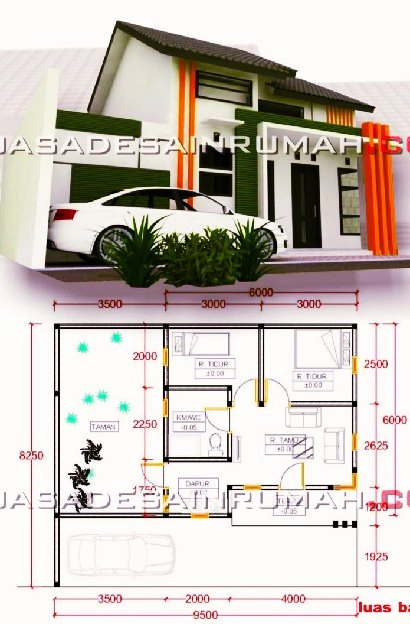 jual gambar rumah+denah