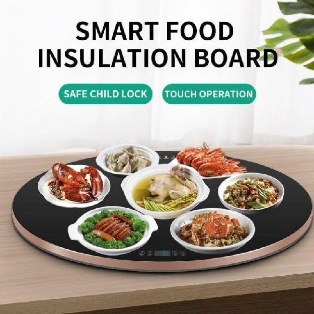 Pemanas Makanan Elektrik Warming Board Food Warmer Listrik Penghangat Meja Makan Portable