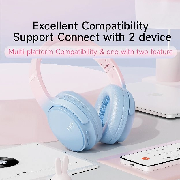 KiiP Wireless TH60 Headphone Bluetooth Wireless Headset Earphone