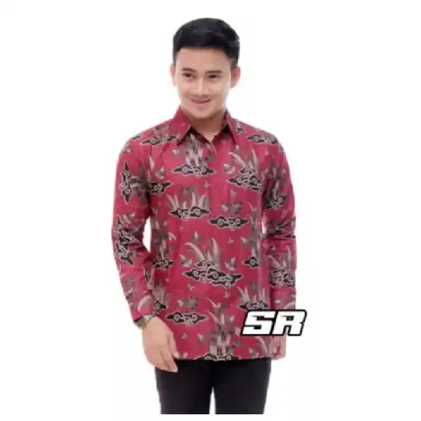 Kemeja Batik Pria Dewasa Big Size Jumbo Lengan Panjang M-10xl