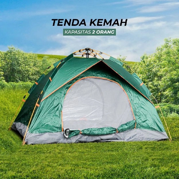 Tenda Adventure Anti Air Tidak Serap Panas Sinar Matahari Double Layer COD