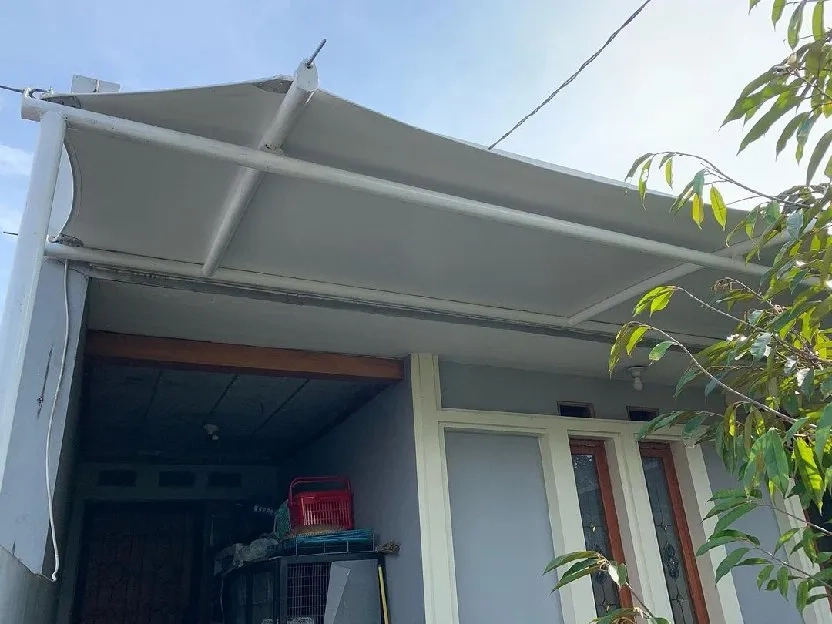 pemasangan Canopy kain membrane terbaik bergaransi 100%