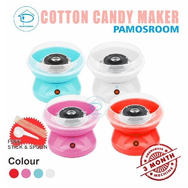 Mesin Gulali Mini Electric Cotton Candy Floss Maker Alat Pembuat Gulali