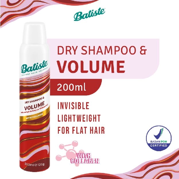 BATISTE Dry Shampoo - Shampo Kering Perawatan Penyegar Pembersih Rambut Lepek Berminyak Kotor