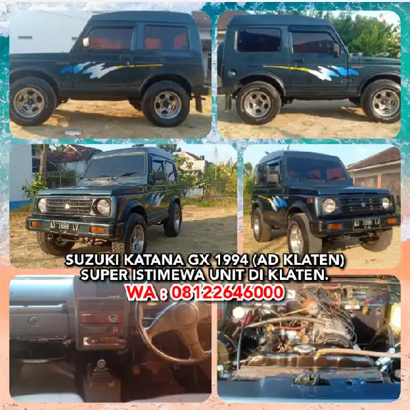 SUZUKI KATANA GX 1994 (AD KLATEN) SUPER ISTIMEWA UNIT DI KLATEN. WA: 08122646000*