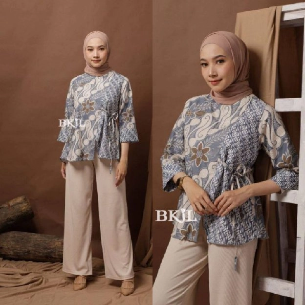 Baju Batik wanita Kenongo Kemeja Batik terbaru