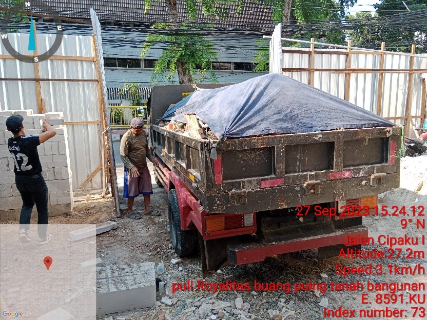 jasa buang puing tanah sampah proyek