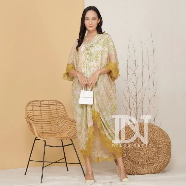 KAFTAN VISCOSE LACE By Diana Batik Trusmi