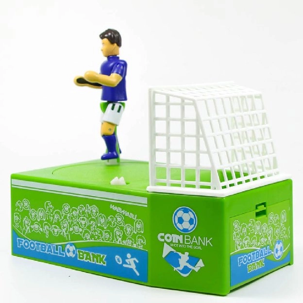 MAINAN EDUKASI Goal Kicking Coin Bank Money Box - Celengan Koin Sepak Bola