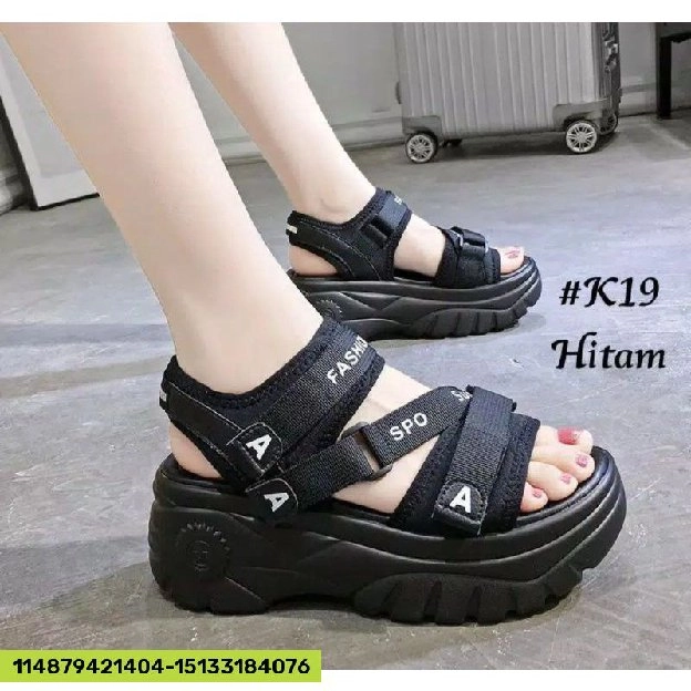 SANDAL WEDGES WANITA TRANDY KEKINIAN K19